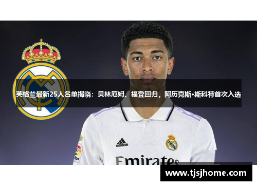 英格兰最新25人名单揭晓:贝林厄姆、福登回归,阿历克斯·斯科特首次入选 英格兰最新25人名单揭晓:贝林厄姆、福登回归,阿历克斯·斯科特首次入选